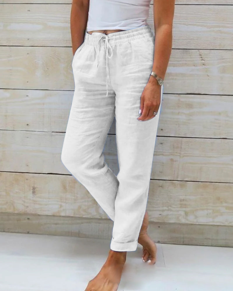 Zoe | Comfortable Linen Pants