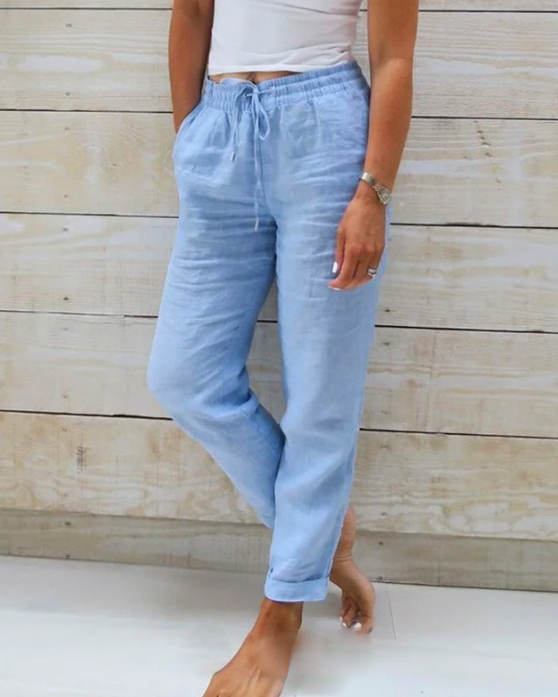 Zoe | Comfortable Linen Pants