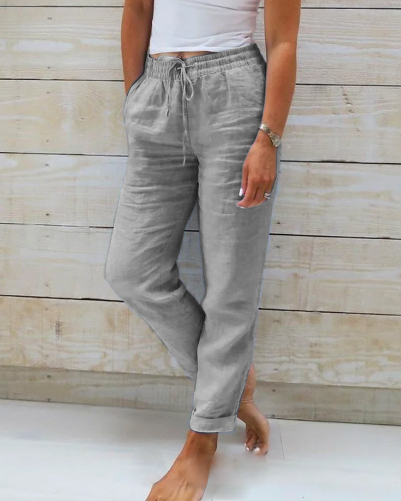 Zoe | Comfortable Linen Pants