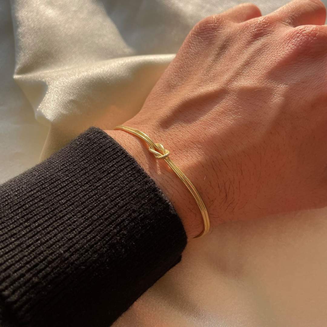 Vahla | Minimalistische Knoop Armband