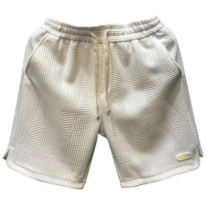 Carl | Heren Shorts met Visgraat Patroon