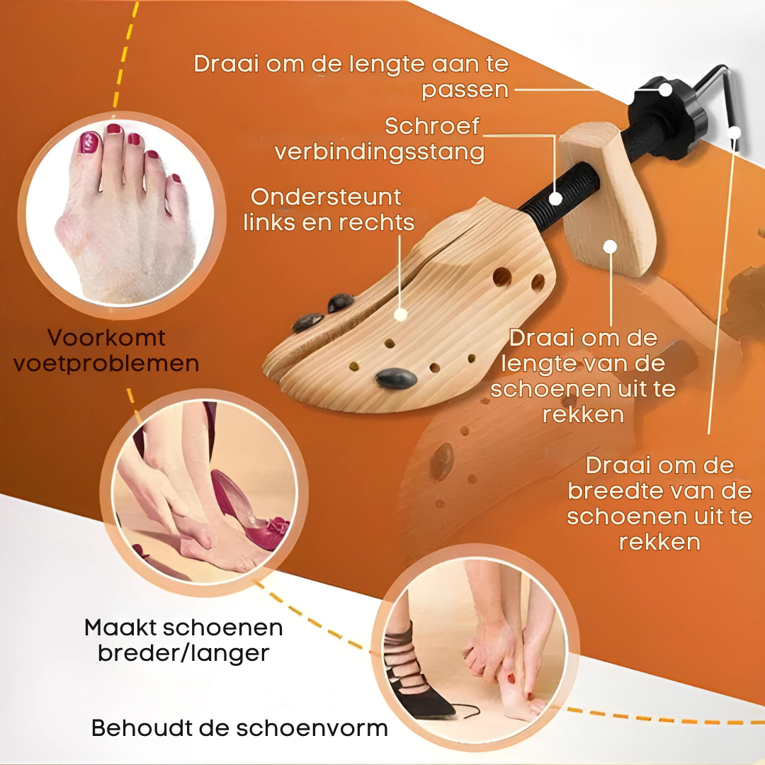 ShoeStretcher Pro | Maak Elke Schoen Passend