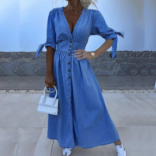 Mara | Maxi-jurk van Denim