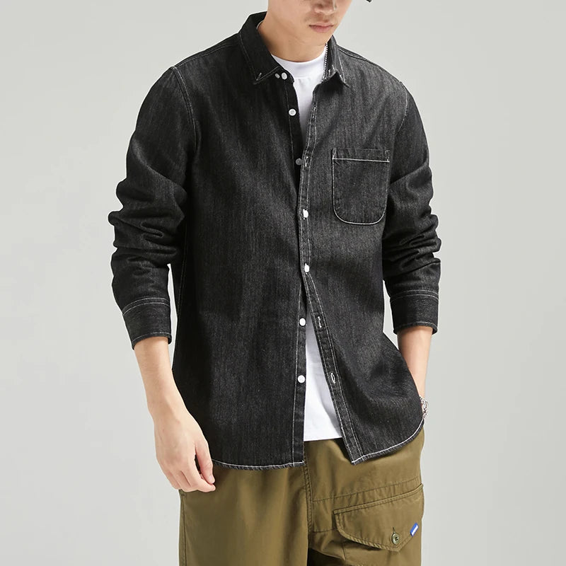 Nya | Katoenen Denim Shirt