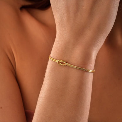 Vahla | Minimalistische Knoop Armband