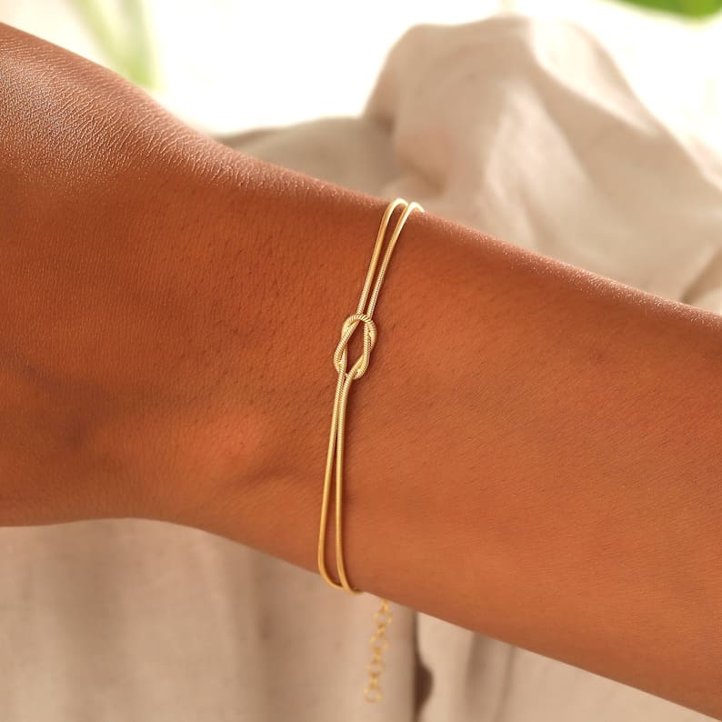 Vahla | Minimalistische Knoop Armband