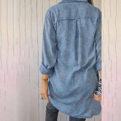 Dina | Comfortabele Oversized Denim Jas