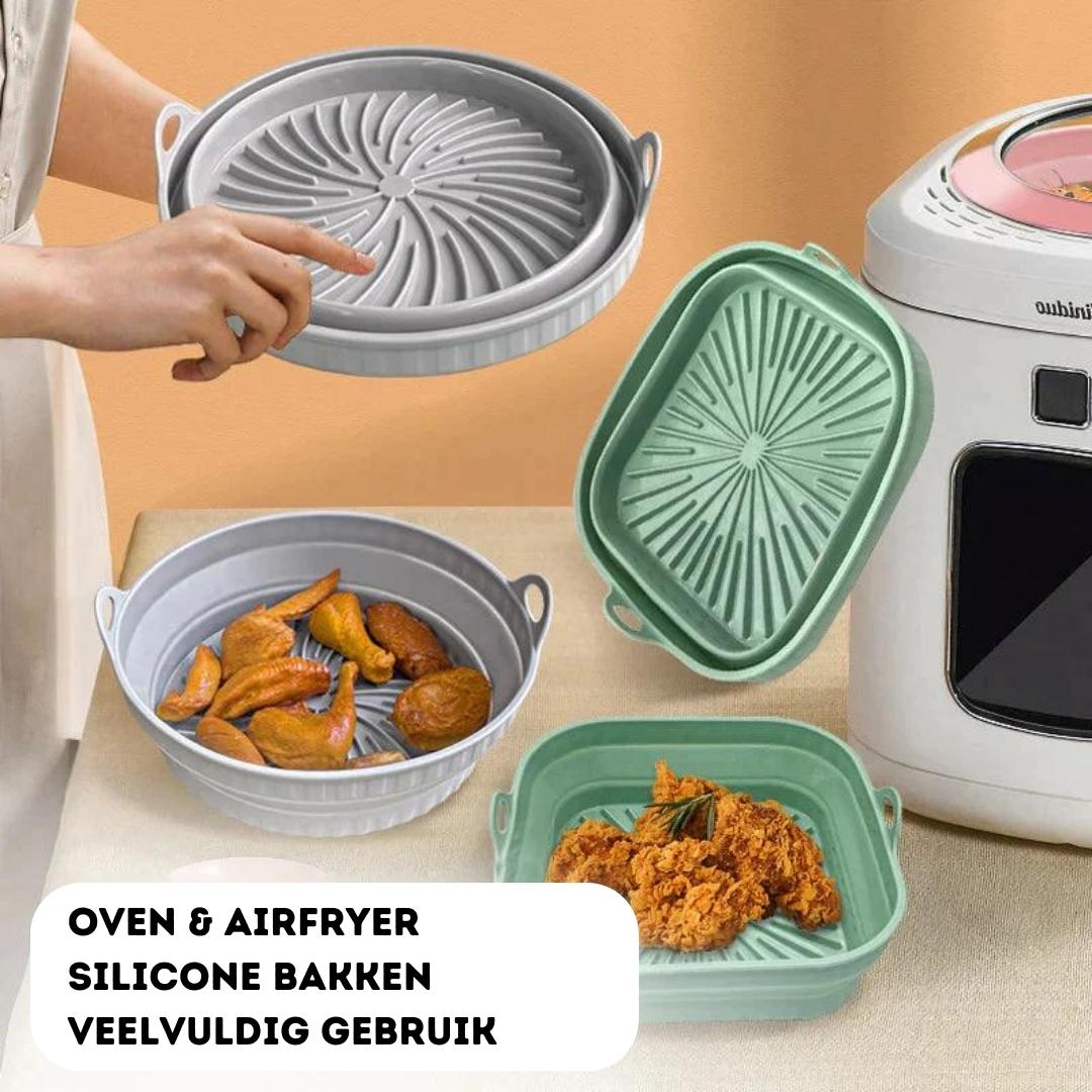 GrillMaster™ - Siliconen Grillmand voor een Schone Airfryer & Oven (1 + 1 GRATIS)