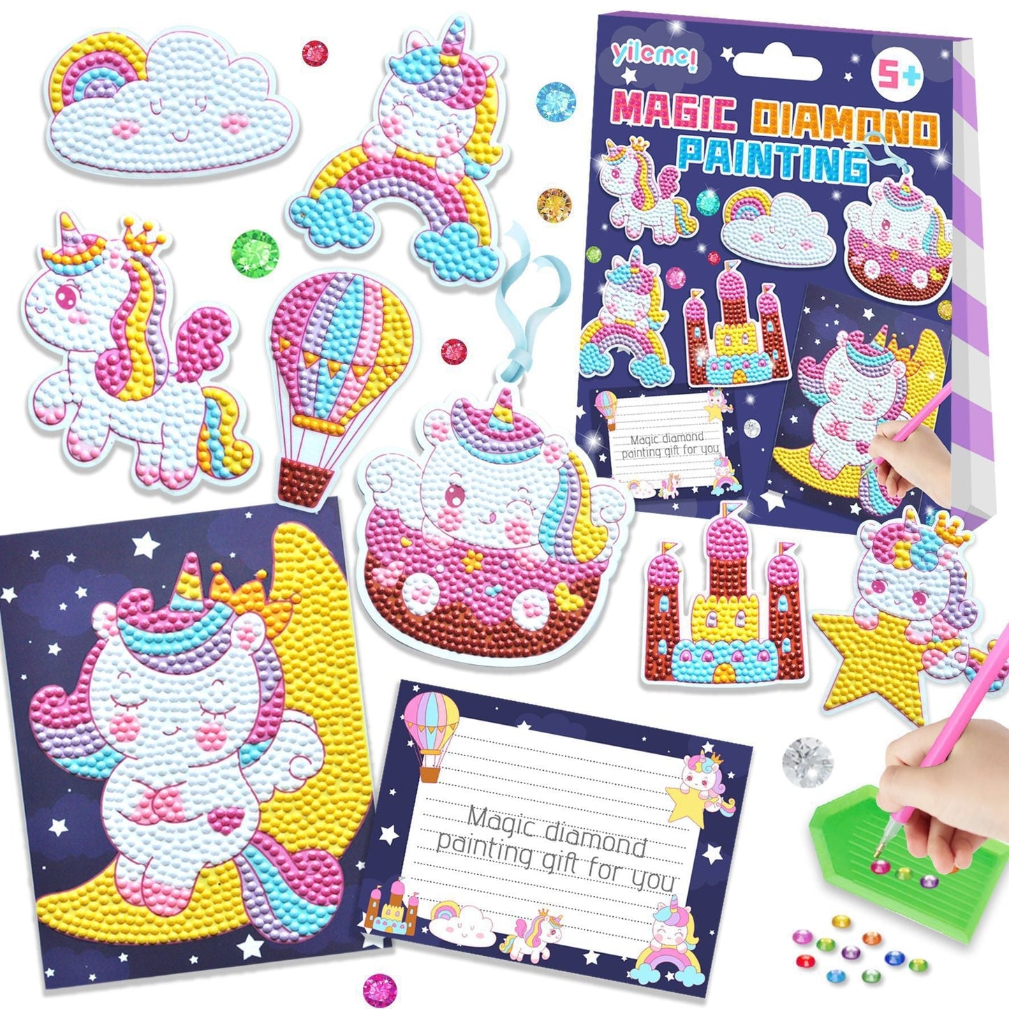 Glitterpret™ - Creatief met Diamanten - Sticker Kit