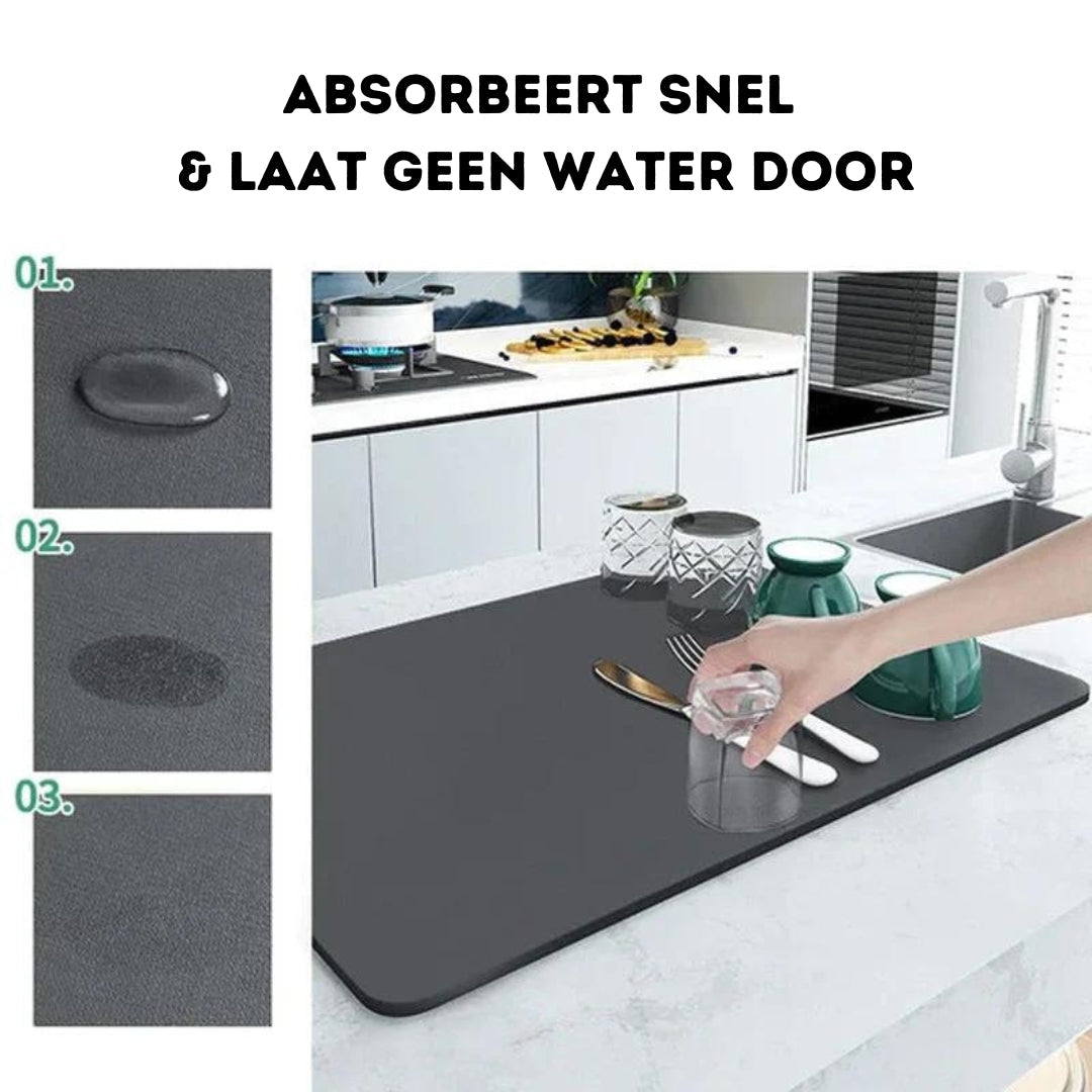 Absorba™ -  Super Absorberende Lekmat voor in de Keuken